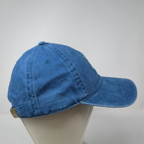 V Boise Slideback Baseball Hat Blue One Size Adjustable Embroidered Otto - Picture 5 of 10